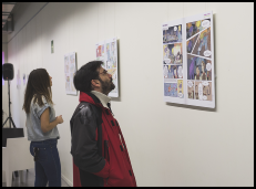 nanoKOMIK exhibition at the Carlos Santamaría Center